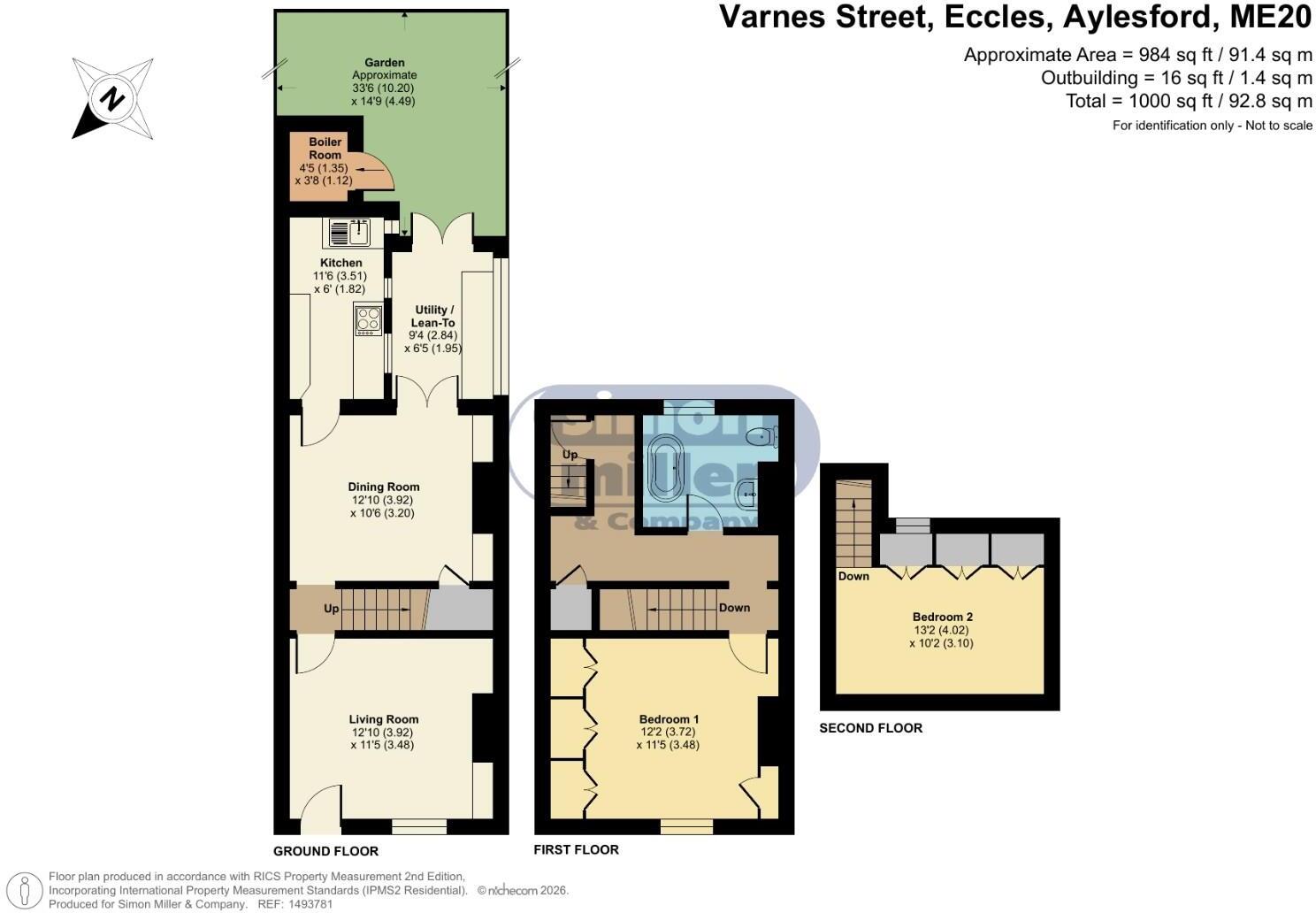 Varnes Street, Eccles, Aylesford floorplan