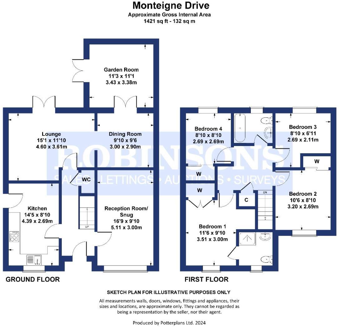 Monteigne Drive, Bowburn, Durham floorplan