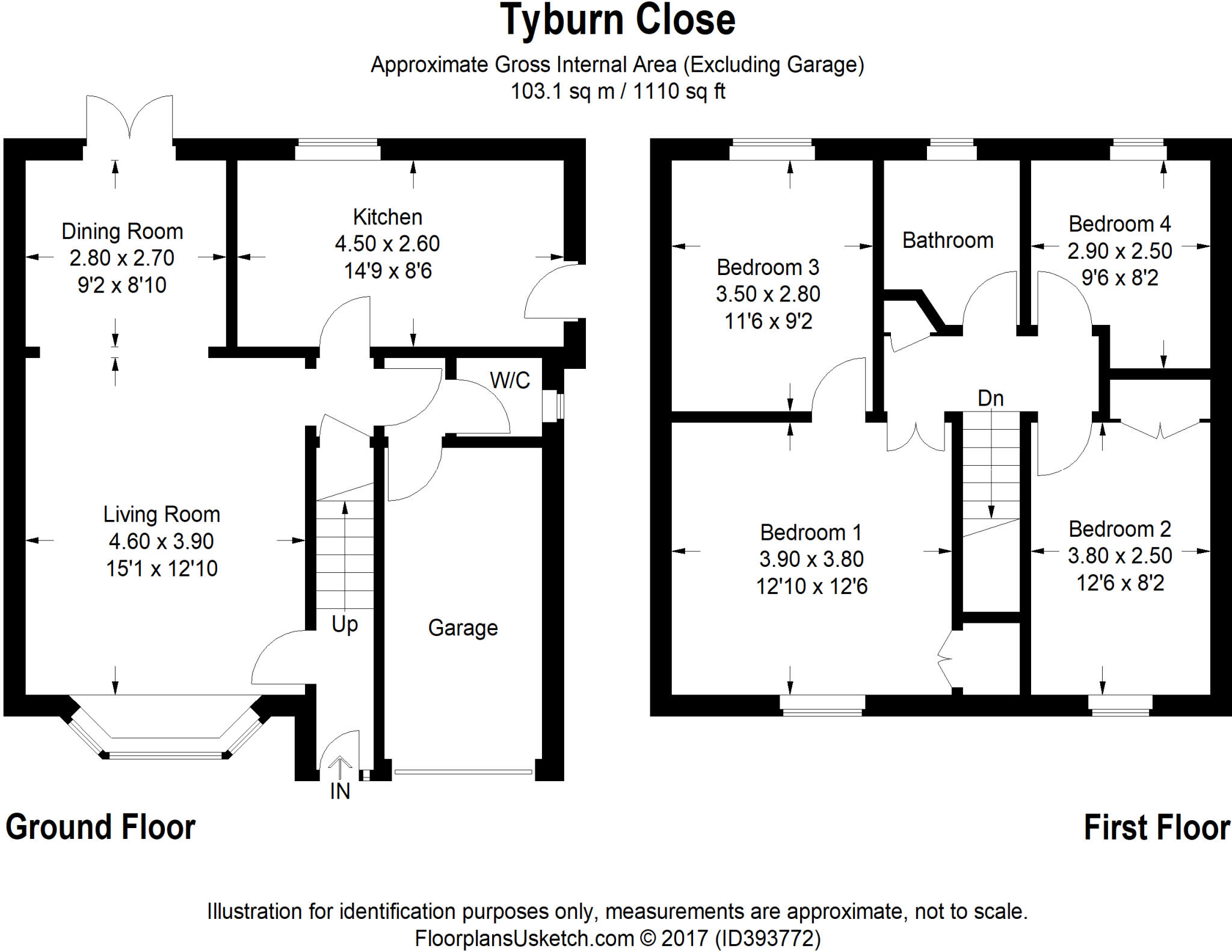 Tyburn Close, Swindon, Wiltshire floorplan