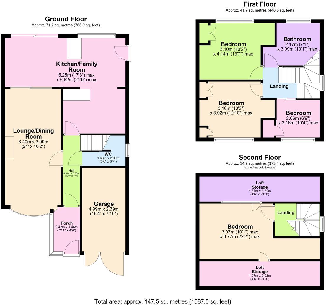 Middleton Road, Lichfield floorplan