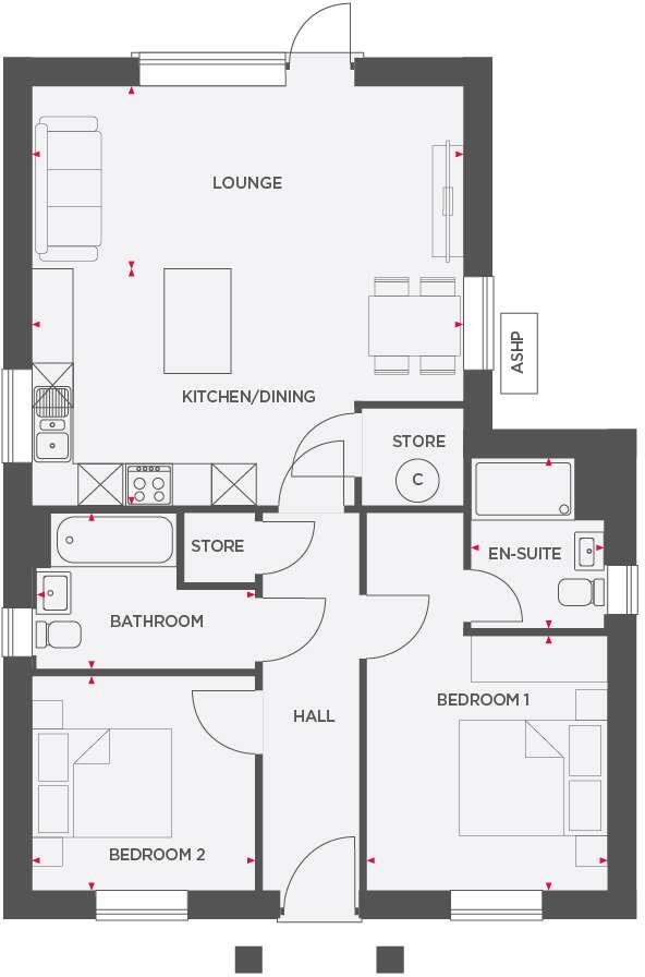 Mile Bank Road,
Whitchurch,
Shropshire,
SY13 floorplan