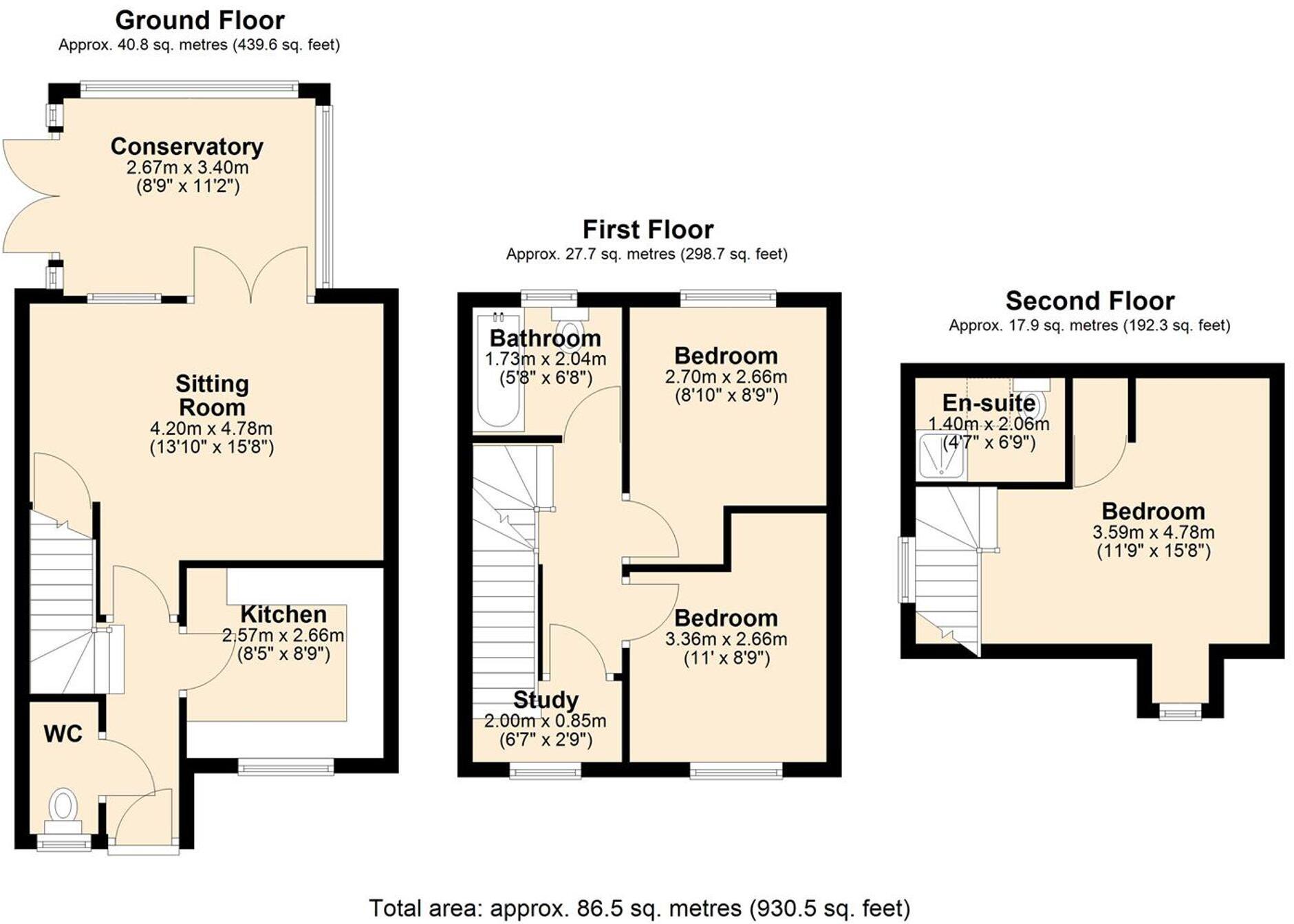 Blakemore Park, Atherton, M46 floorplan