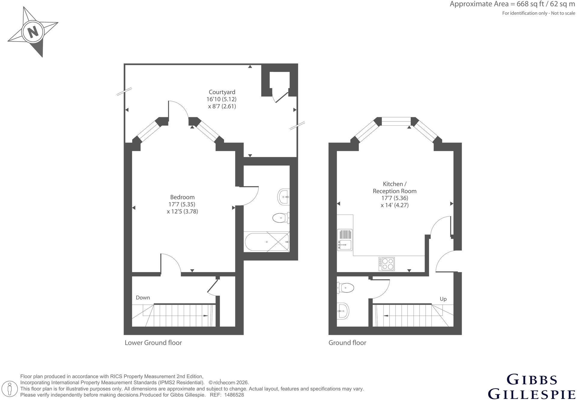 Gordon Road, London floorplan