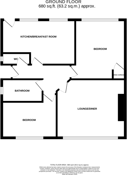Bapton Close, Exmouth, EX8 3LQ floorplan