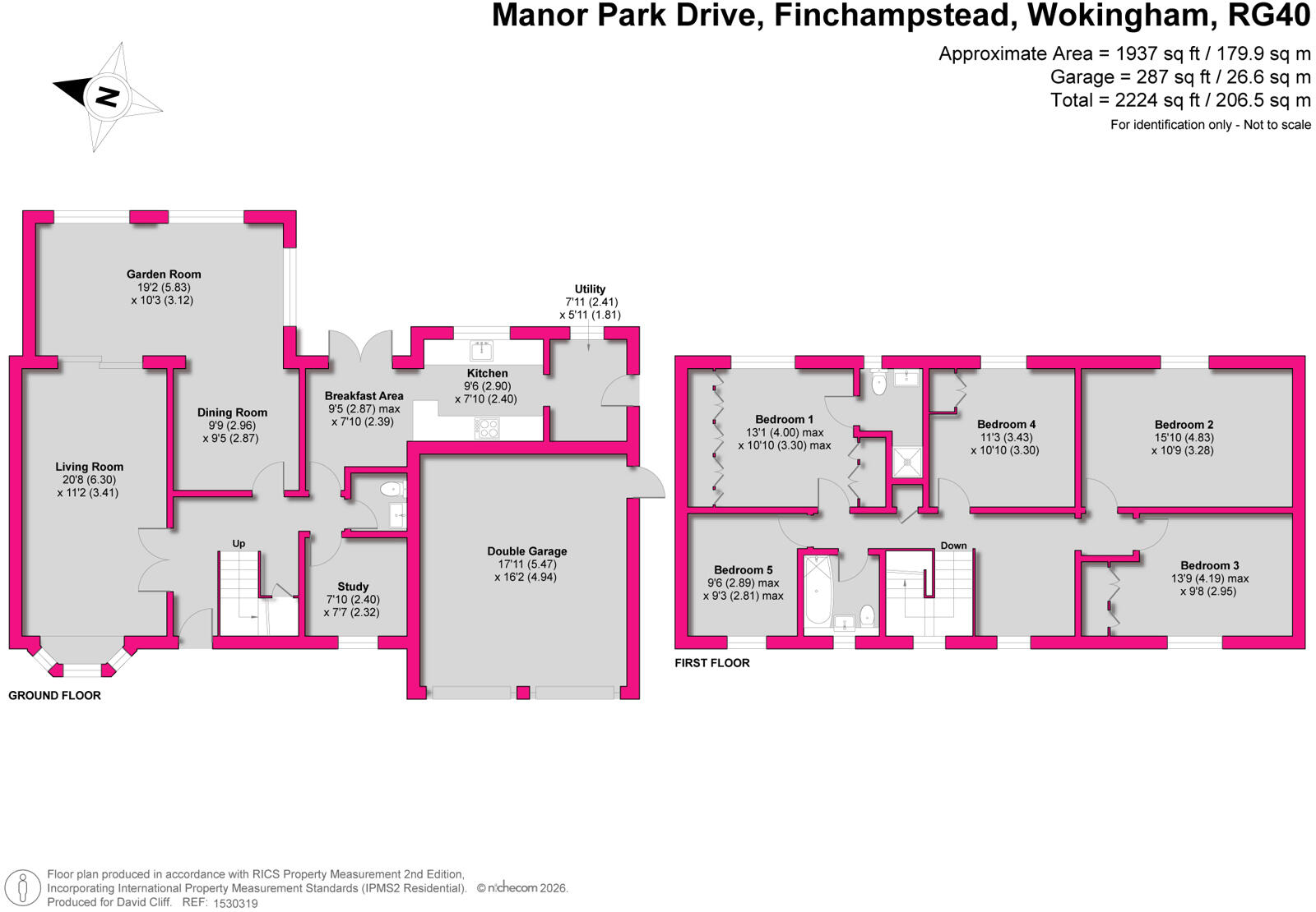 Manor Park Drive, Finchampstead, Wokingham, Berkshire, RG40 floorplan