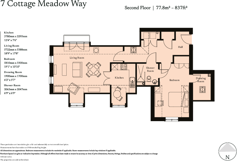 No. 7 Cottage Meadow Way, Richmond Villages Aston On Trent, Derbyshire, DE72 2EQ floorplan