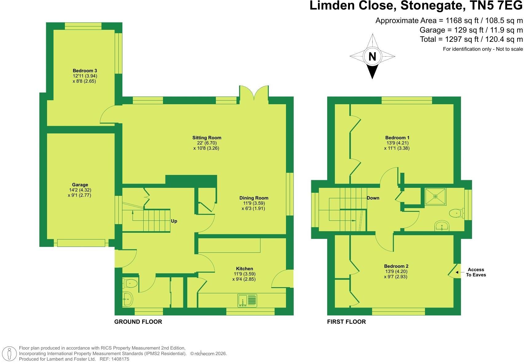 Limden Close Stonegate floorplan