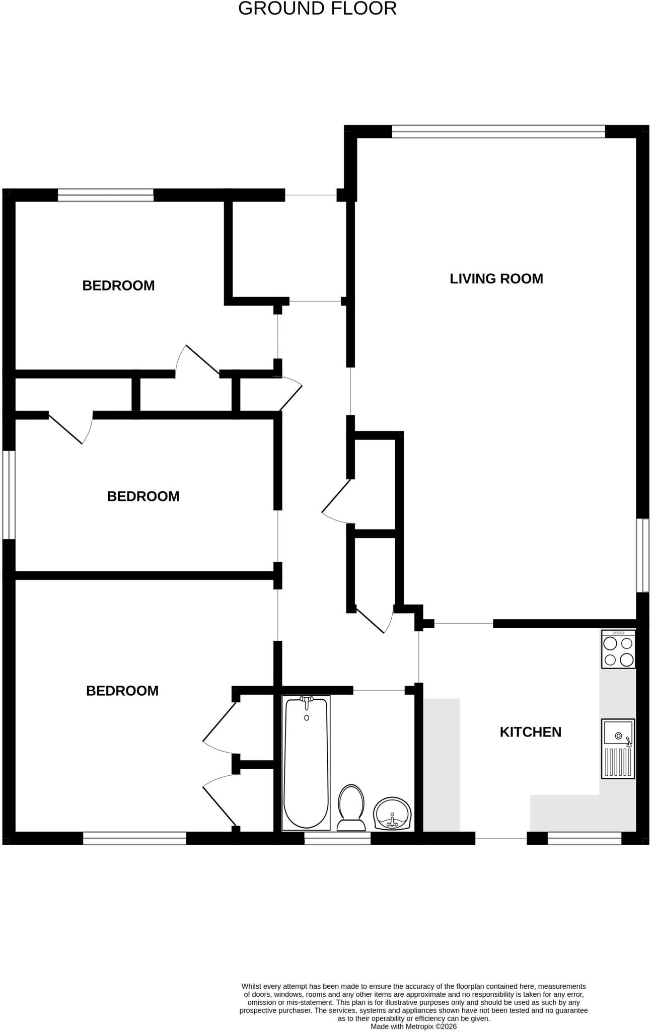 8 Tower Gardens, Westhill, Inverness, IV2 floorplan
