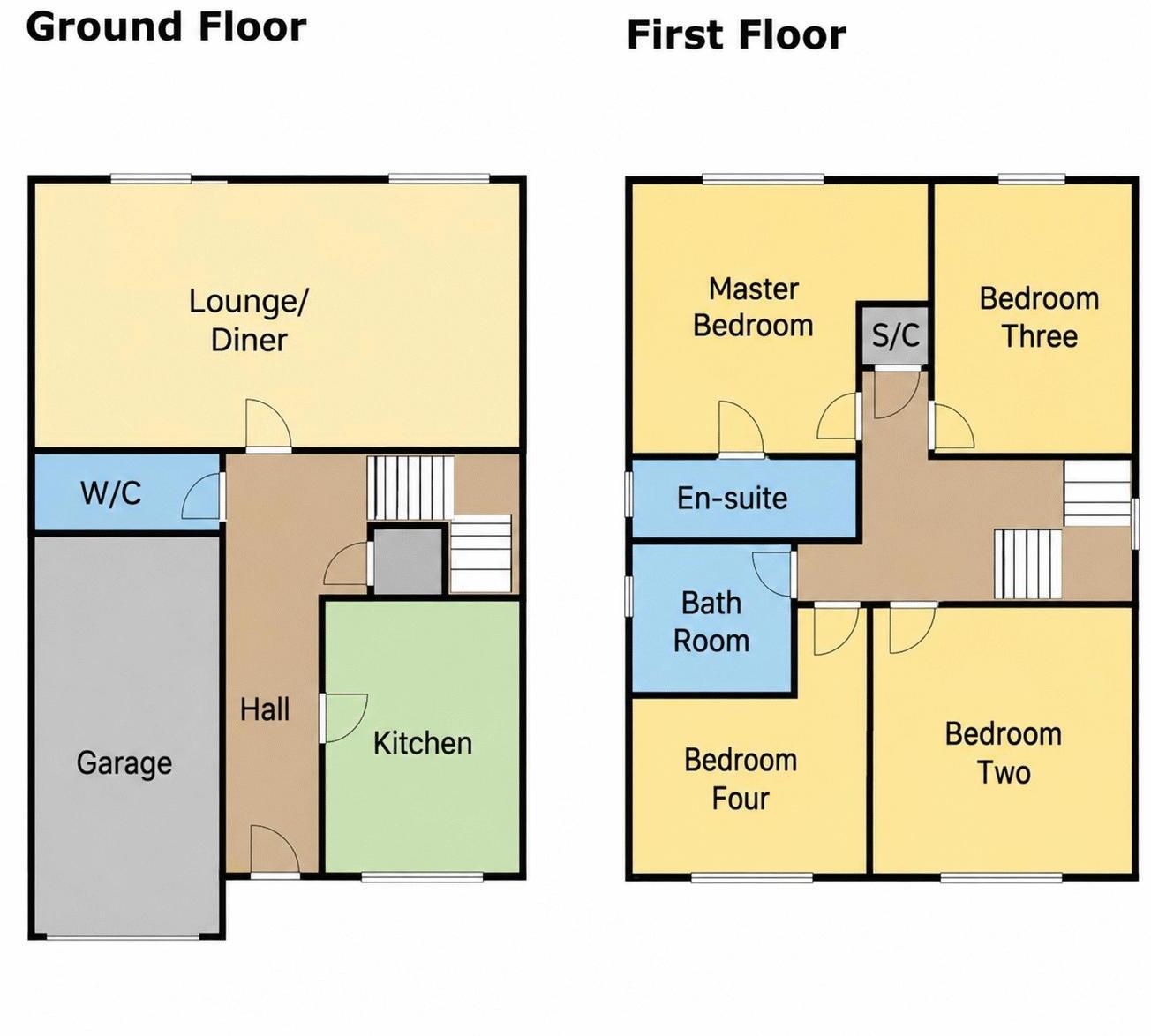 Davy Close, Burntwood, WS7 4FB floorplan
