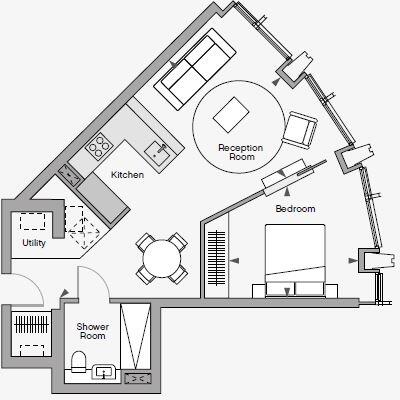 Southbank Tower, London, SE1 floorplan