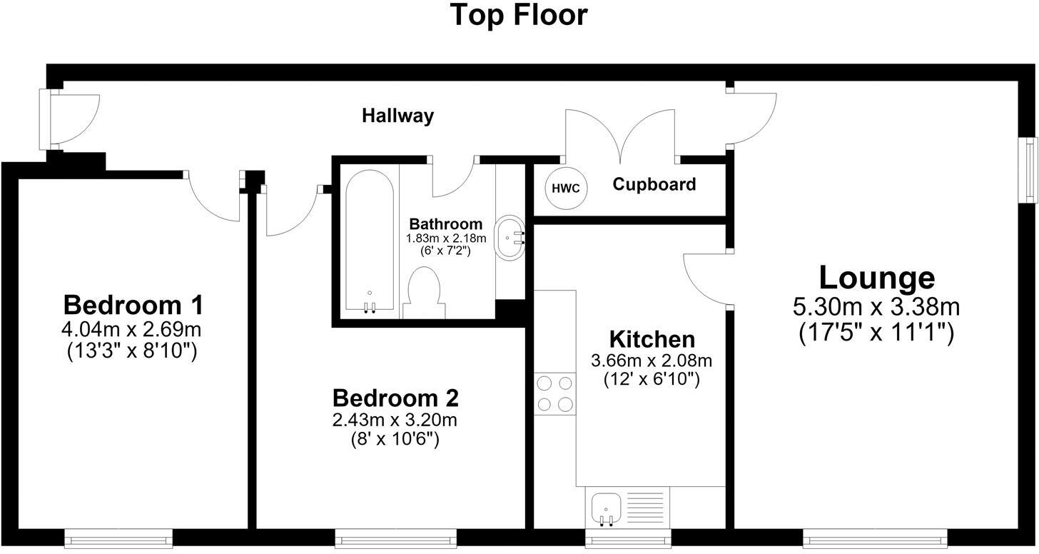 Farfield Rise, Brighouse HD6 4FG floorplan
