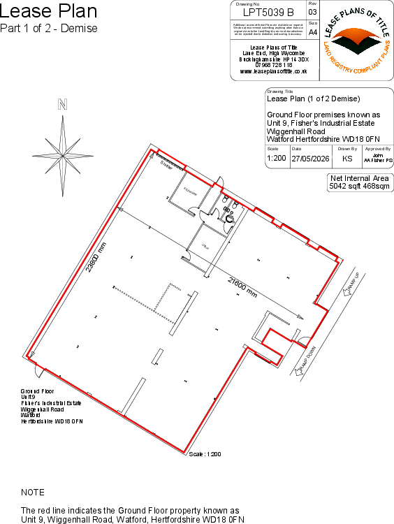 Floor plan - 9 Fisher's Industrial Estate, Wiggenhall Road, Watford WD18 0FN.pdf