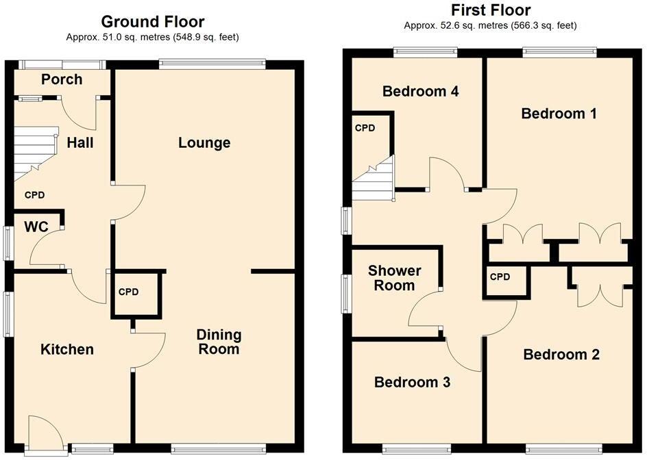 Lennox Close, Alverstoke, Gosport PO12 2UJ floorplan