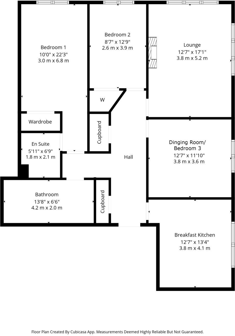The Apartments, Milverton Road, Giffnock floorplan