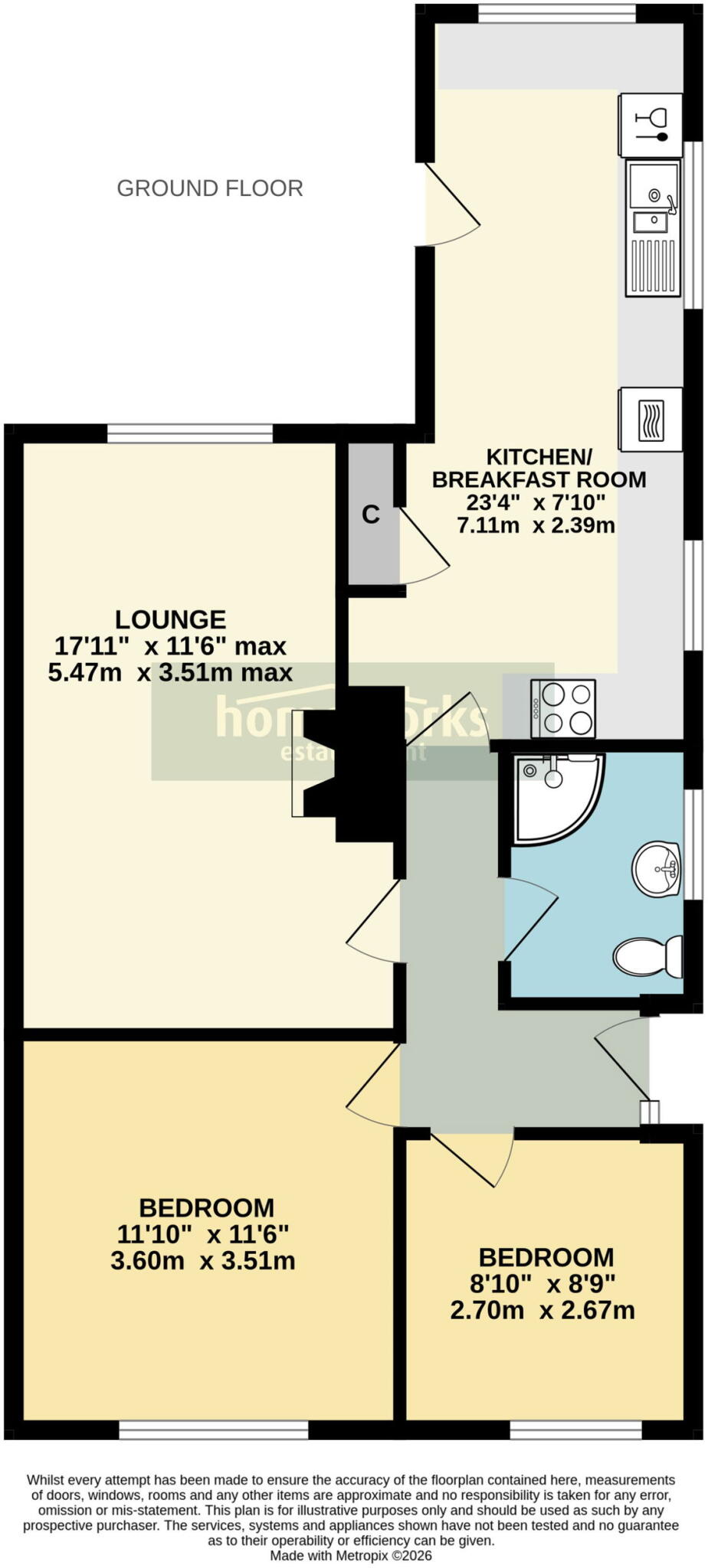 9, Tipton Close floorplan