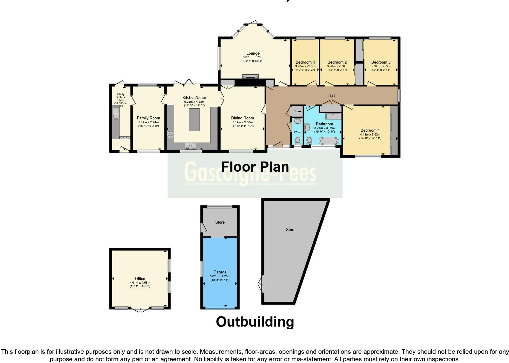 Bramley Road, Sherfield-on-Loddon, Hook, Hampshire, RG27 floorplan