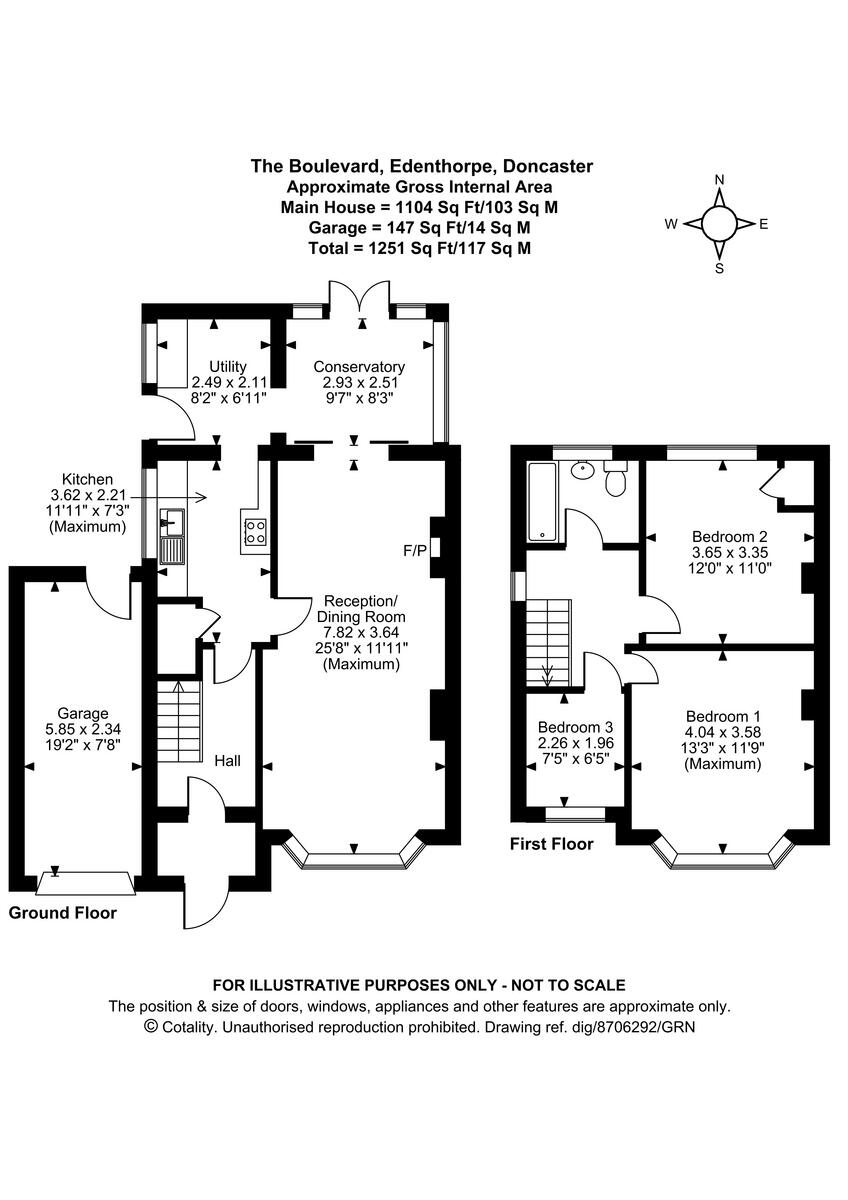 The Boulevard, Edenthorpe, Doncaster floorplan