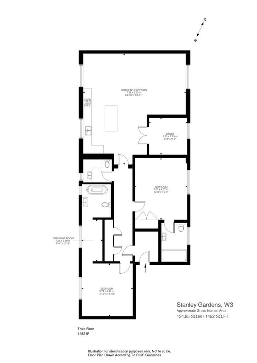 Stanley Gardens, London, W3 floorplan