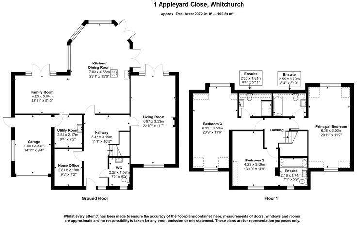 Appleyard Close, Whitchurch, Buckinghamshire.  floorplan