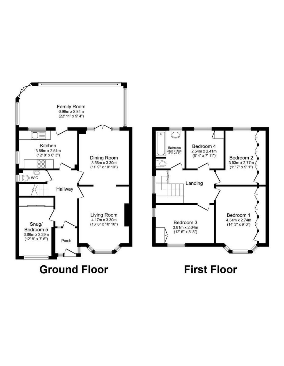 Warners End Road, Herts, HP1 floorplan