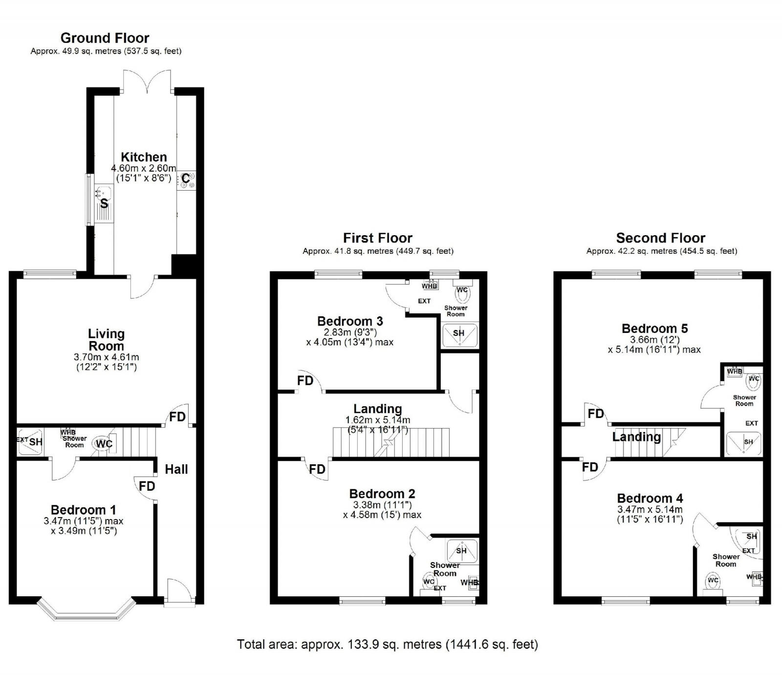 Beeston Road, Dunkirk, NG7 2JS floorplan