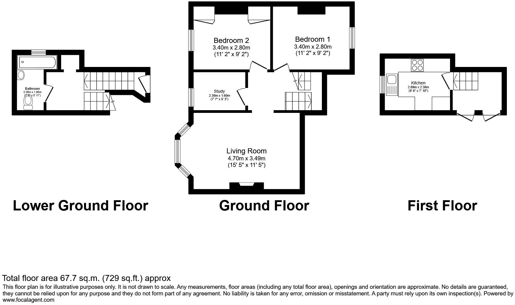 Elm Park, London, SW2 floorplan