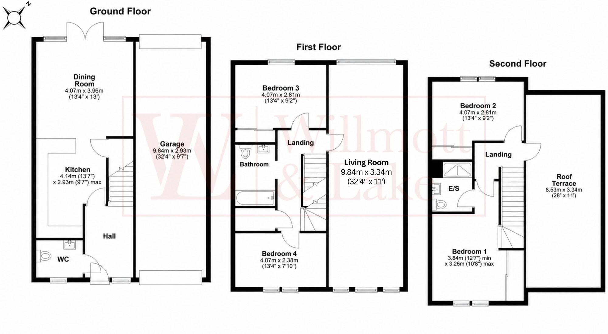 Randall Lane, Bishop's Stortford, CM23 floorplan