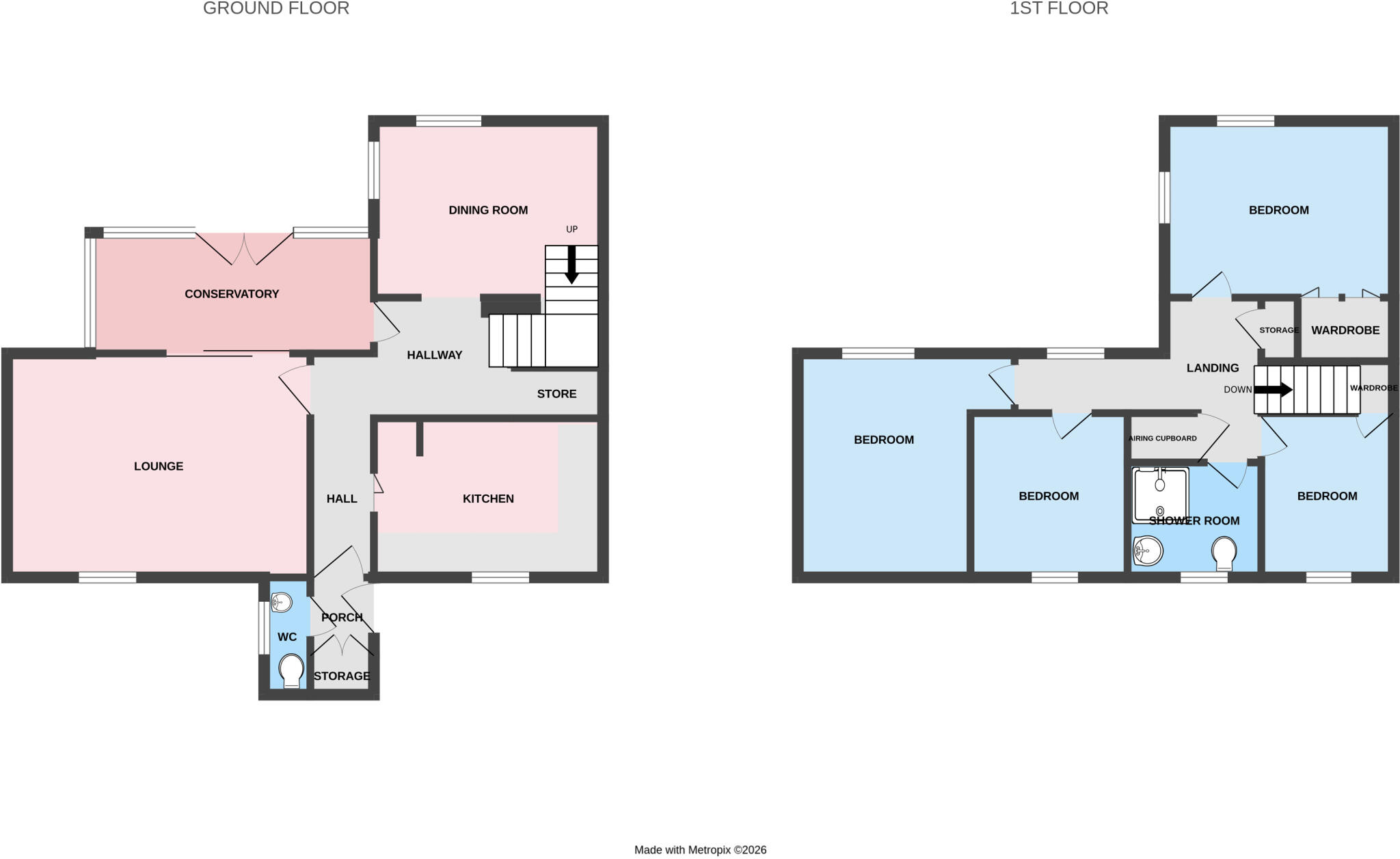 Wyvern, Woodside, Telford, Shropshire, TF7 floorplan