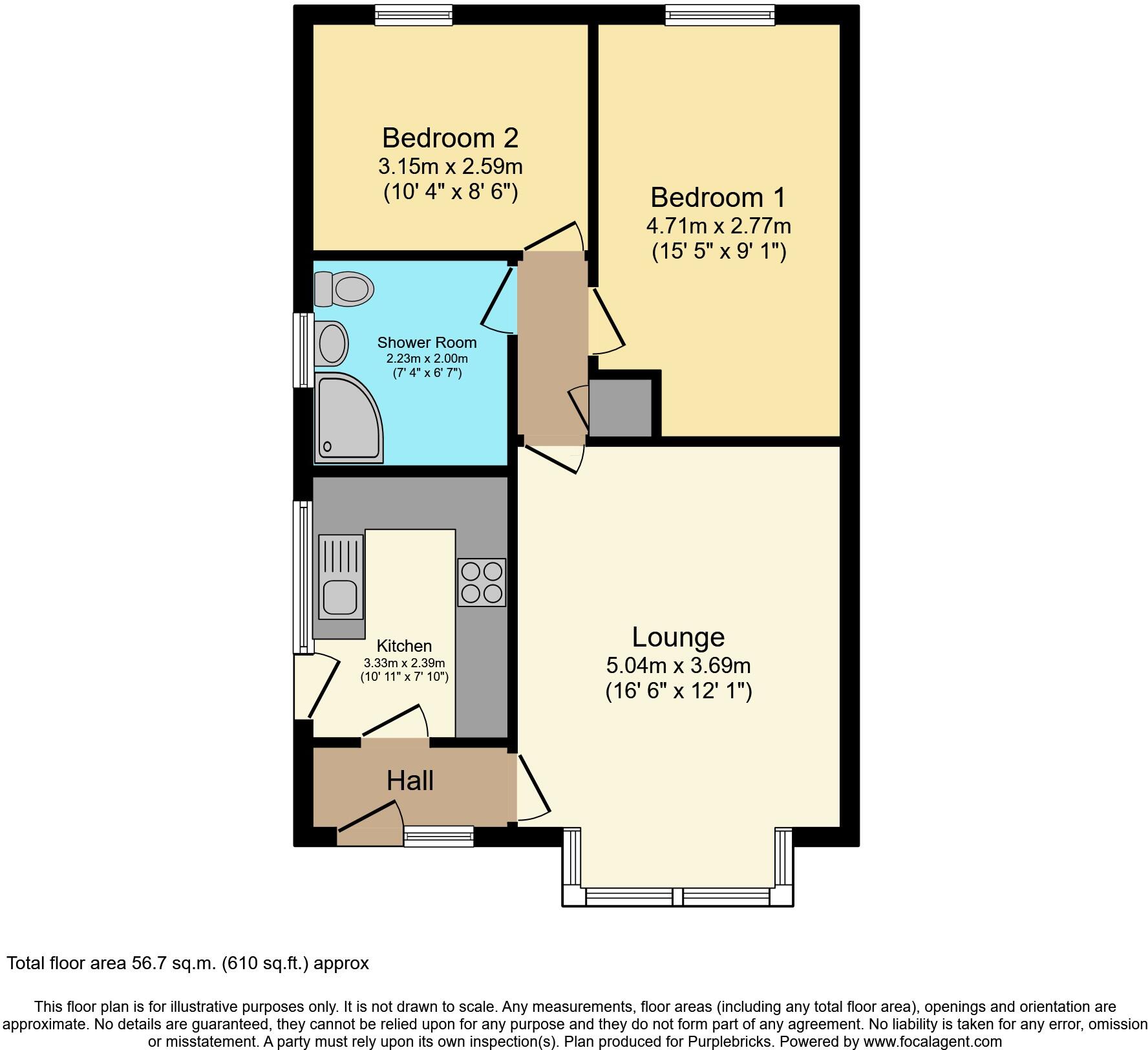 Melrose Road, Liverpool, L33 floorplan