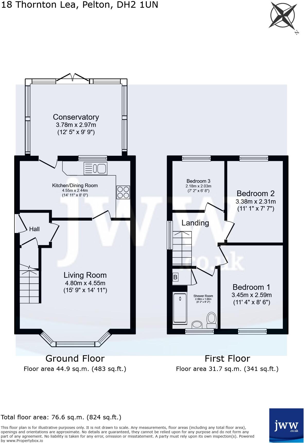 Thornton Lea, Pelton, Chester Le Street, DH2 floorplan