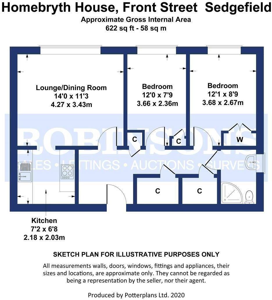 Homebryth House, Sedgefield, Stockton-On-Tees floorplan