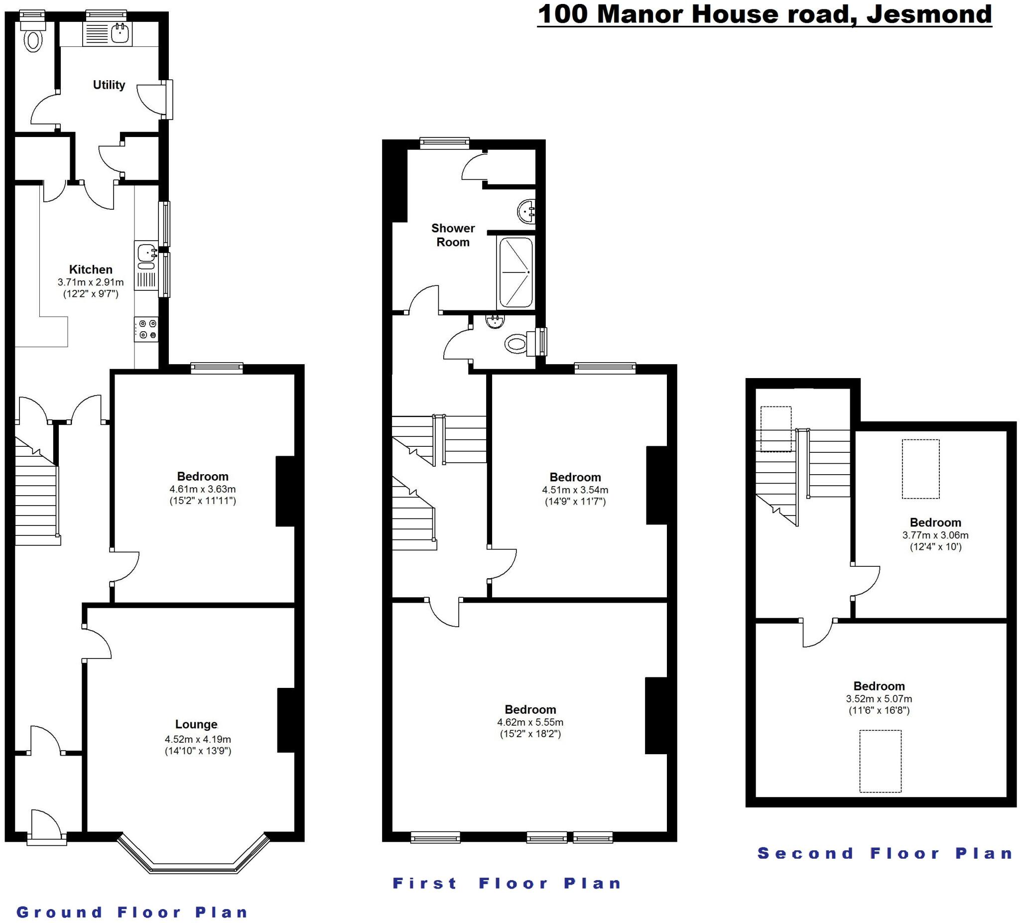 Manor House Road, Jesmond, Newcastle Upon Tyne, NE2 floorplan