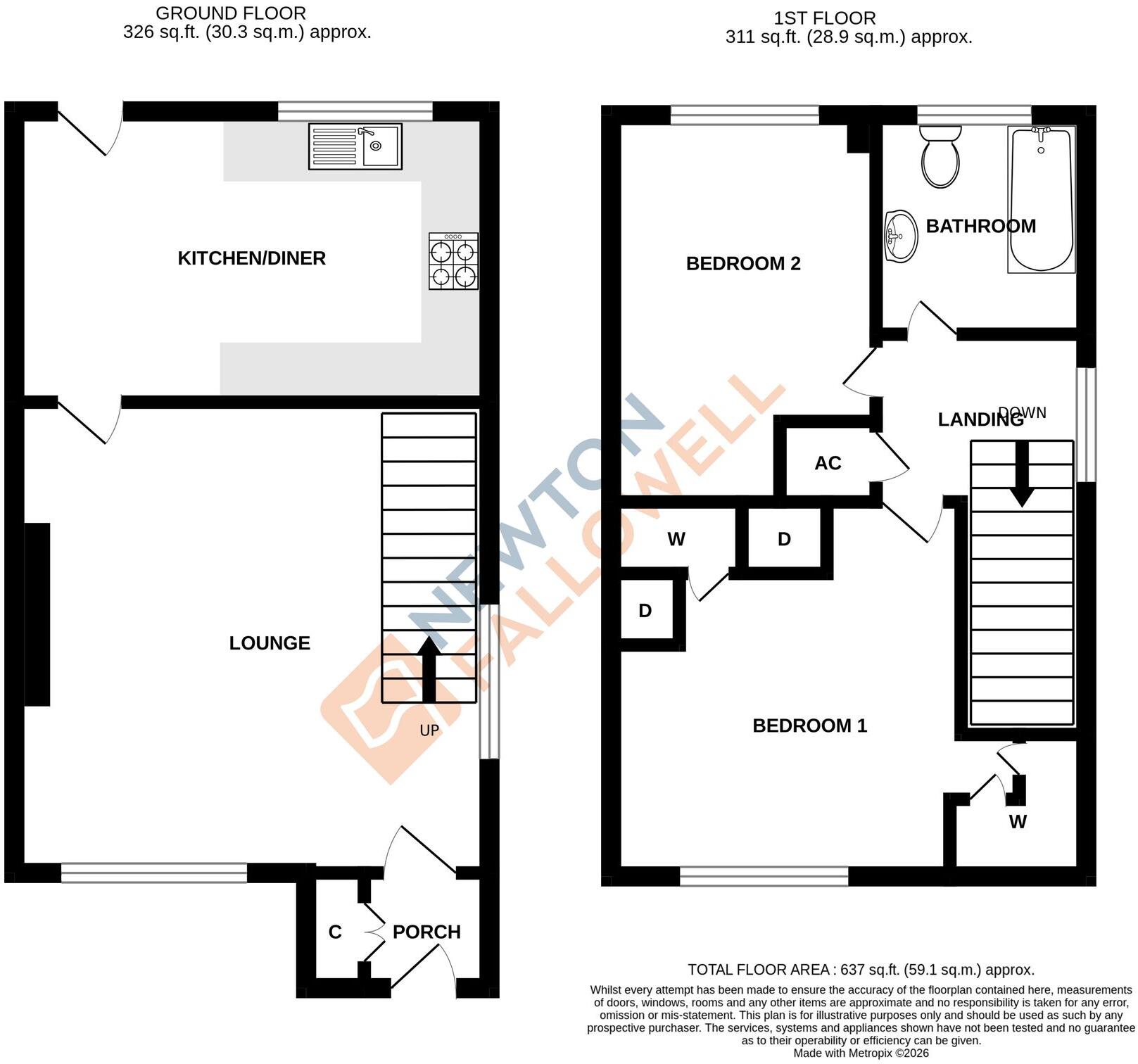 Winster Crescent, Melton Mowbray, LE13 floorplan