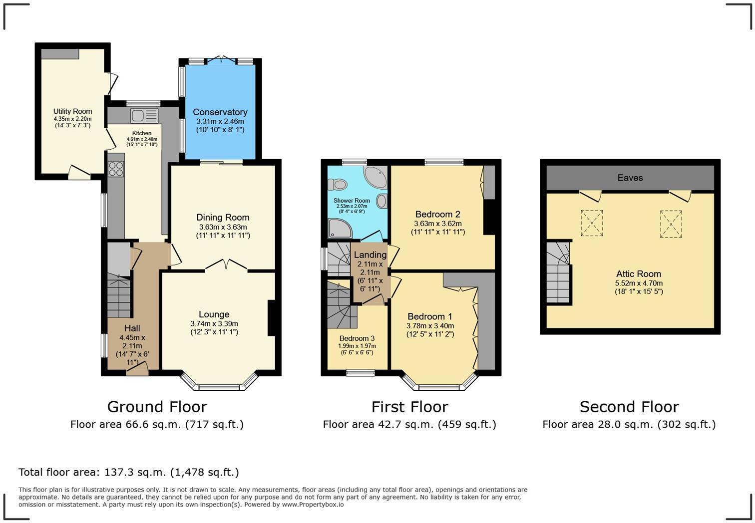 Mansfeldt Road, Newbold, Chesterfield floorplan
