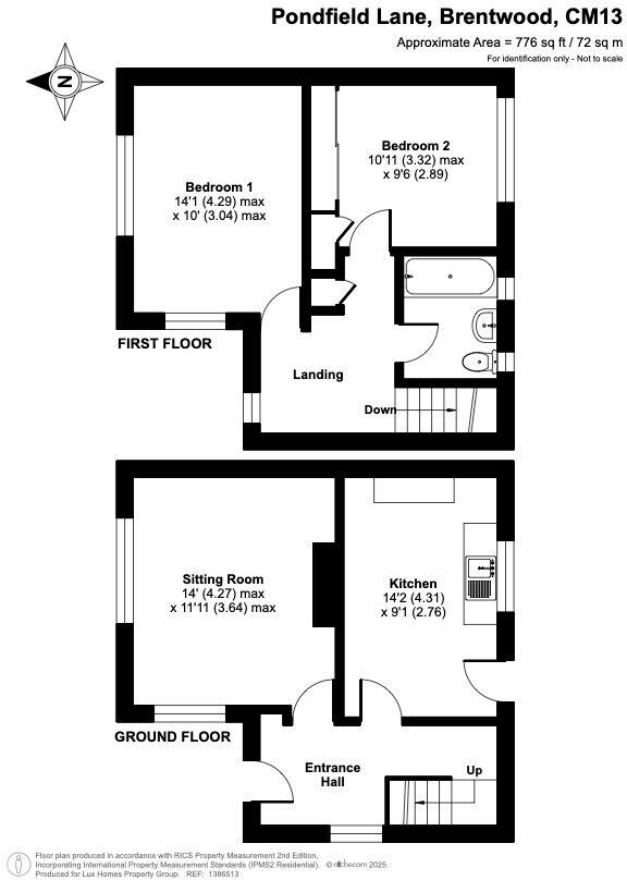 Pondfield Lane, Brentwood floorplan