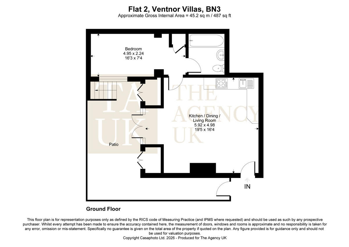 Ventnor Villas, Hove, BN3 floorplan