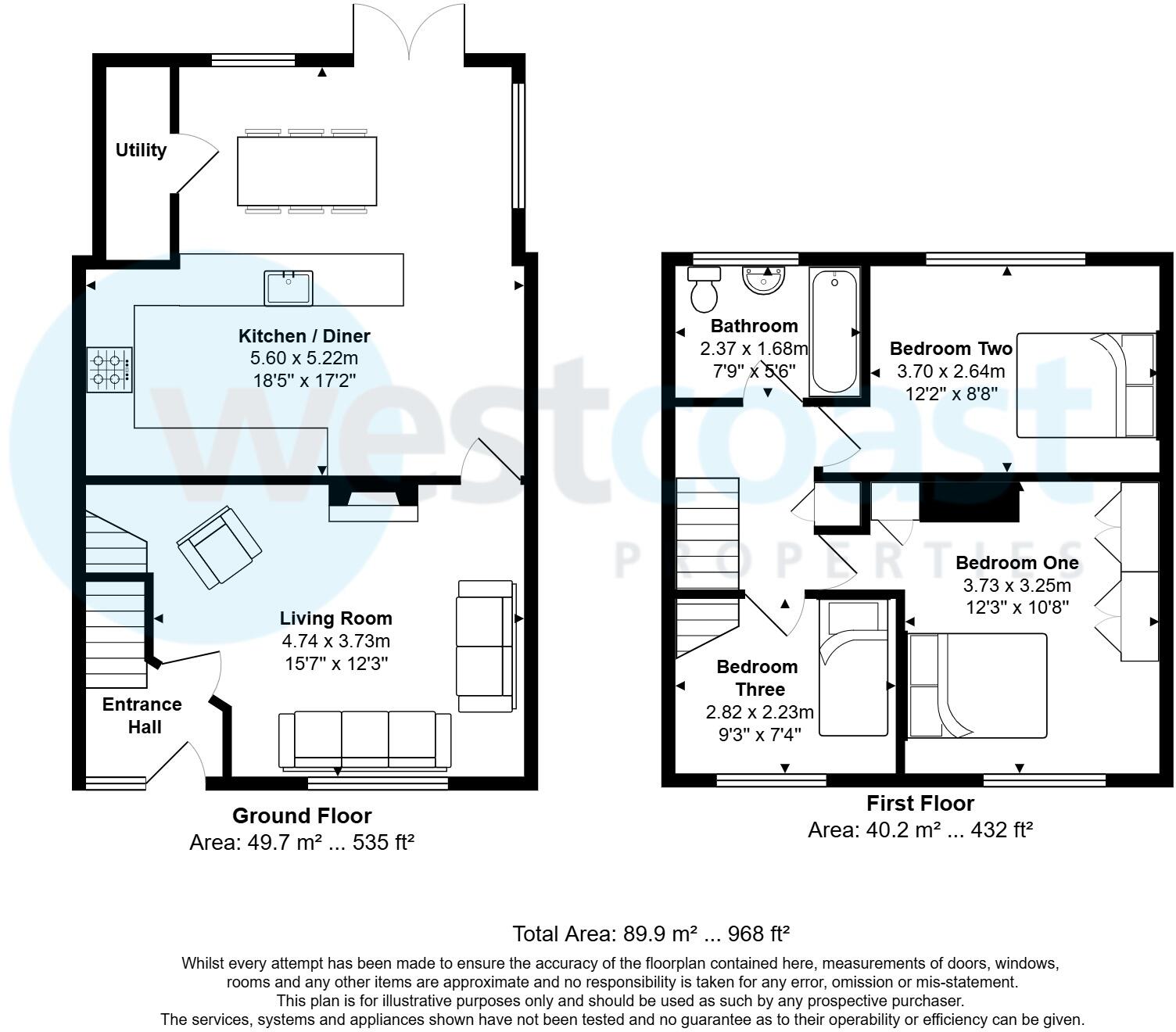 Brendon Road, Portishead, Bristol, Somerset, BS20 floorplan