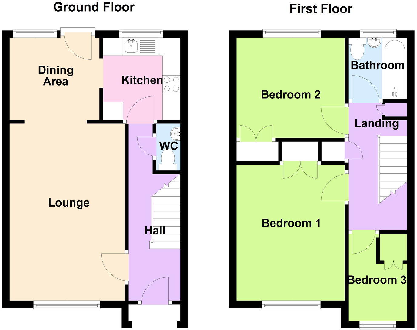 Lake View Close, Kew, Southport, PR8 floorplan