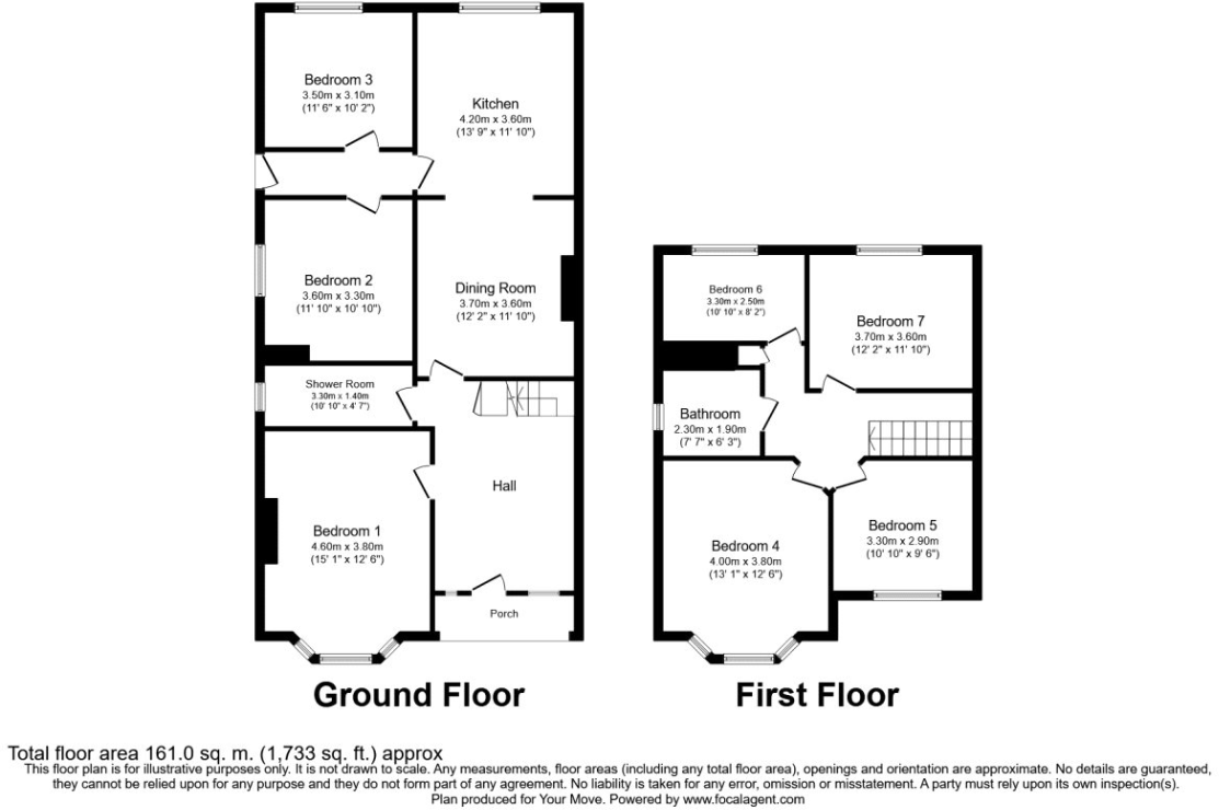 Hartley Avenue, Southampton, Hampshire, SO17 floorplan
