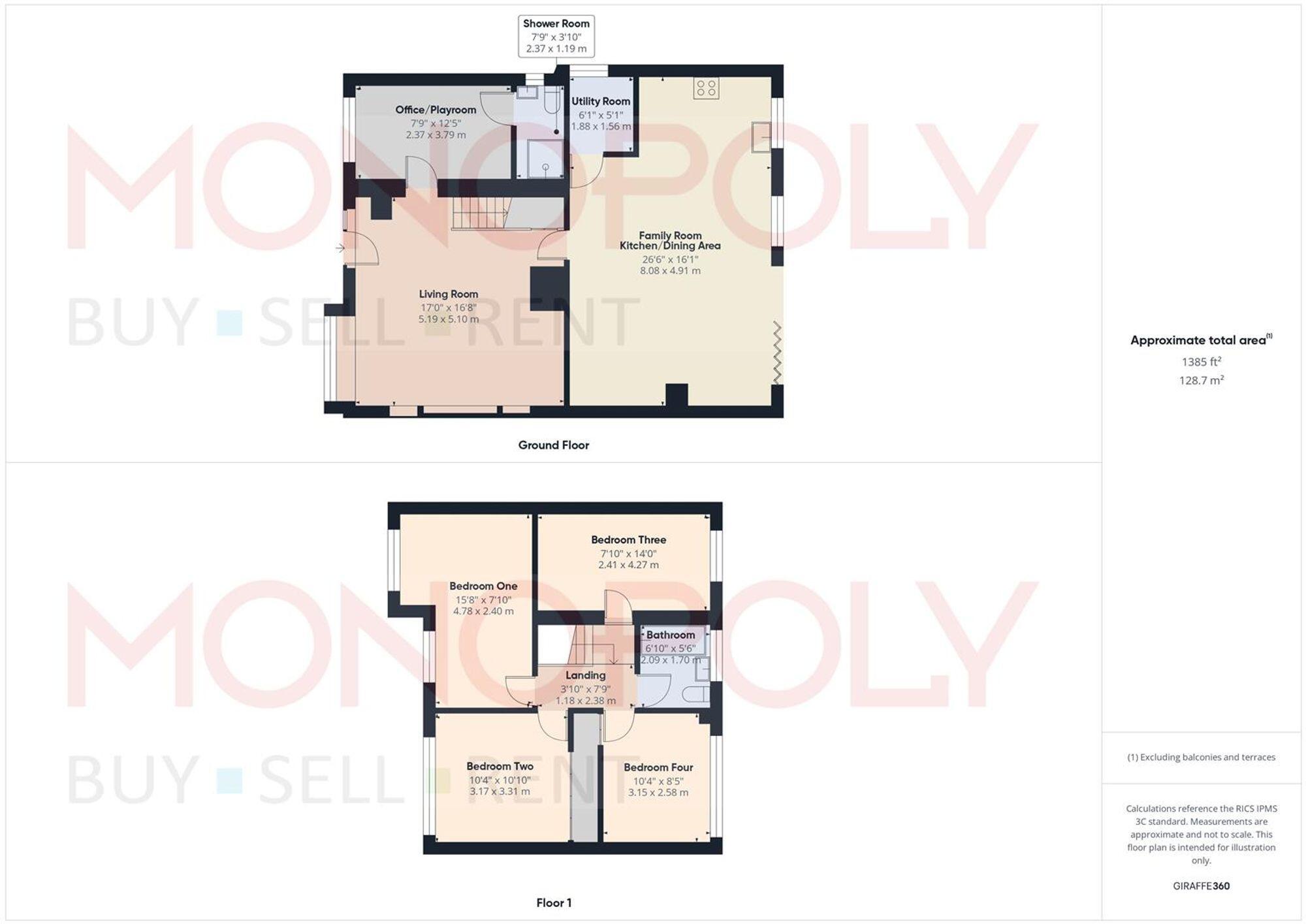 Willow Drive, Llay, LL12 floorplan