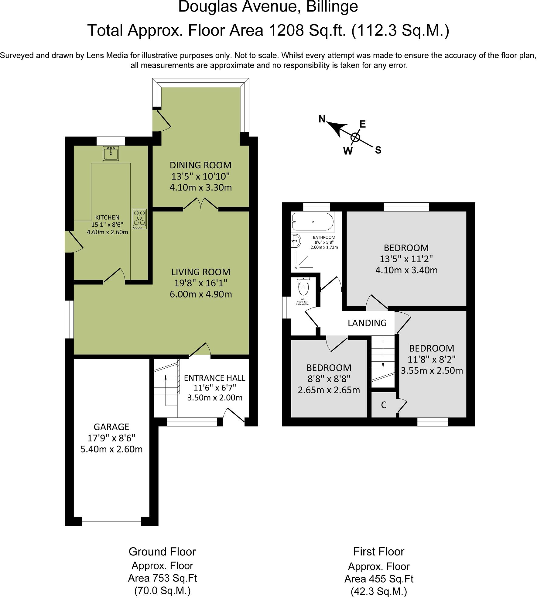 Douglas Avenue, Billinge, Wigan, Greater Manchester. WN5 7QY floorplan