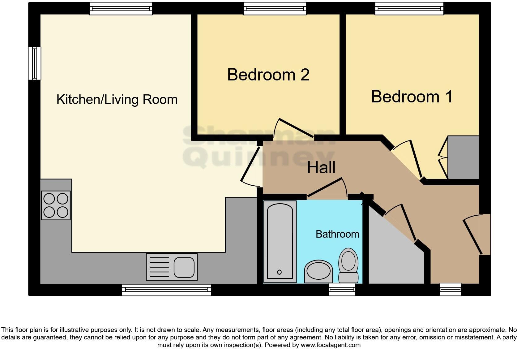 45 Rathbone Crescent, Peterborough PE1 floorplan