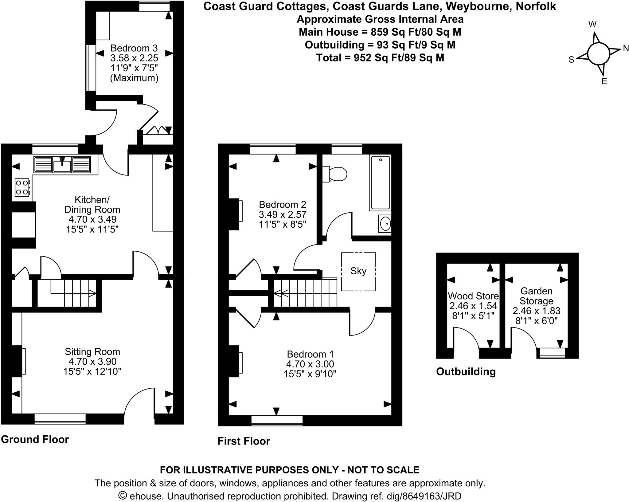 Weybourne, Norfolk floorplan