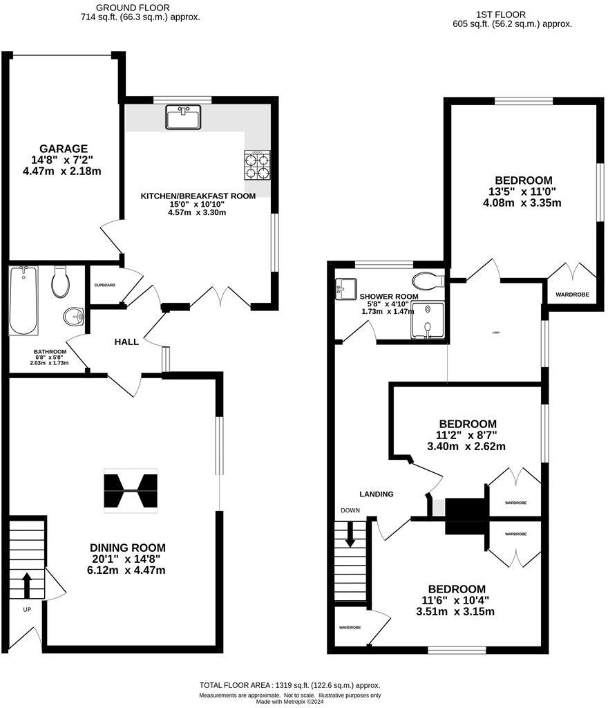 Middle Road, Ingrave, Brentwood floorplan