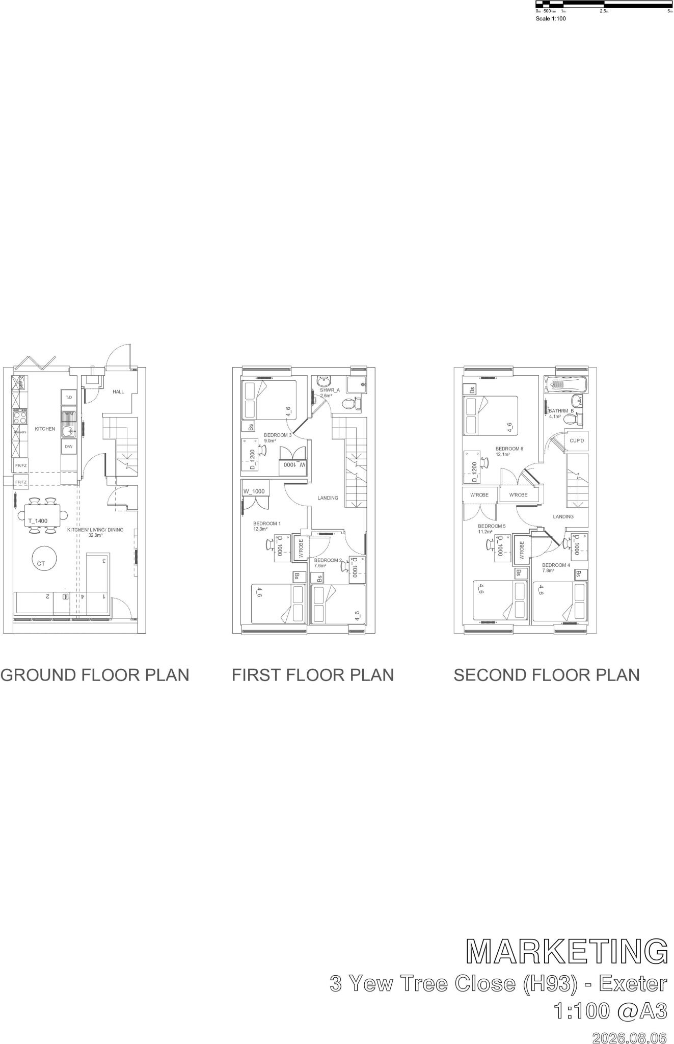 3 Yew Tree Close EX4 5EH floorplan
