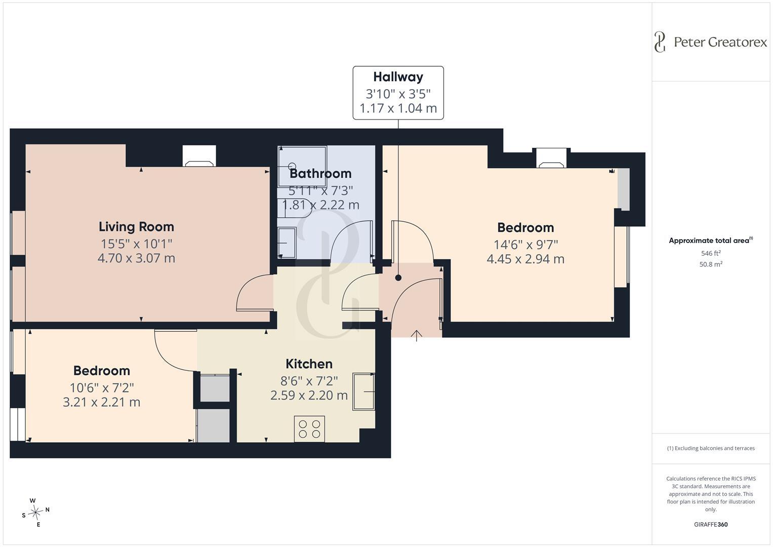 Brunswick Place, Bath floorplan