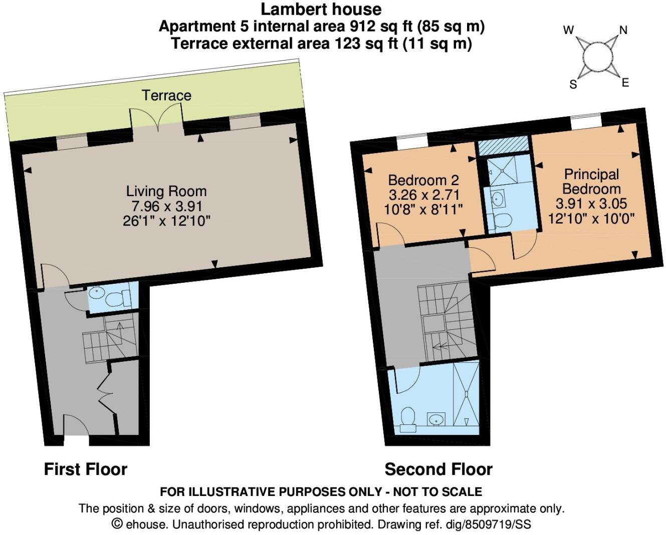 Apartment 5, Lambert House, Harrogate, North Yorkshire floorplan