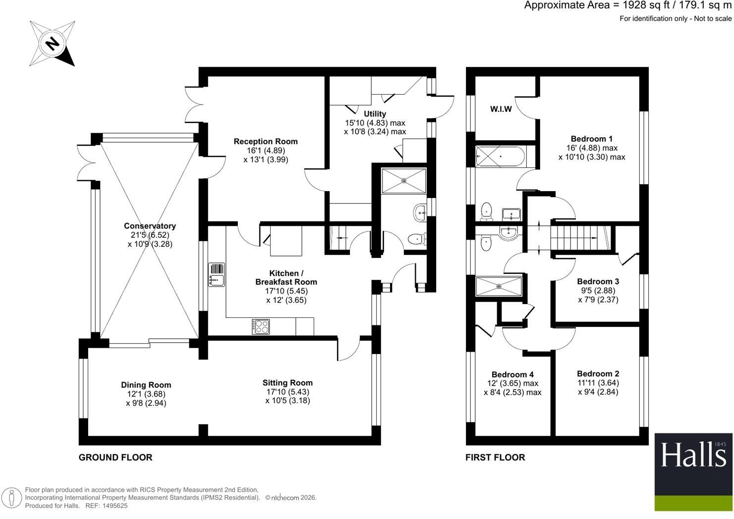 Woodlands Grove, Higher Heath. floorplan