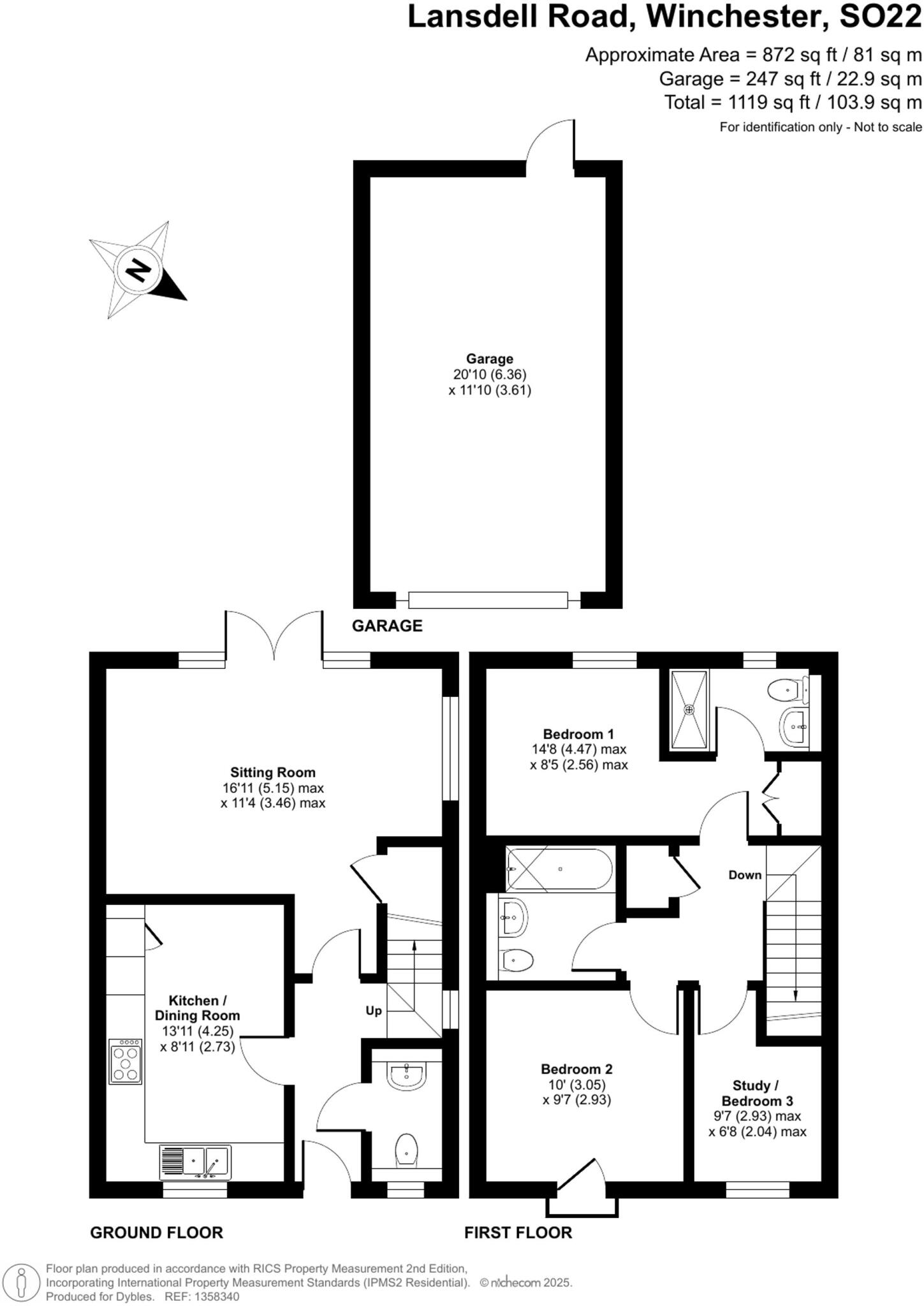 Lansdell Road, Winchester, SO22 floorplan