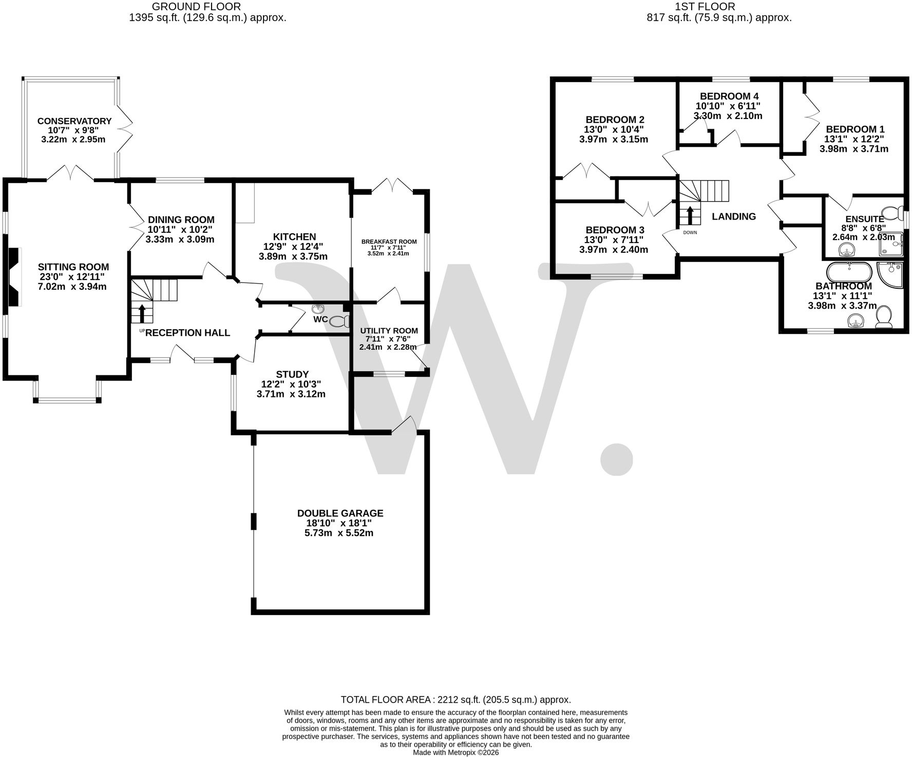 The Old Coach House Gardens, Hainford, NR10 floorplan